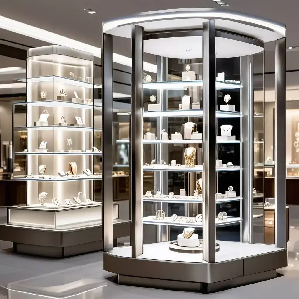 Commonly Used Display Methods on Jewelry Display Cases