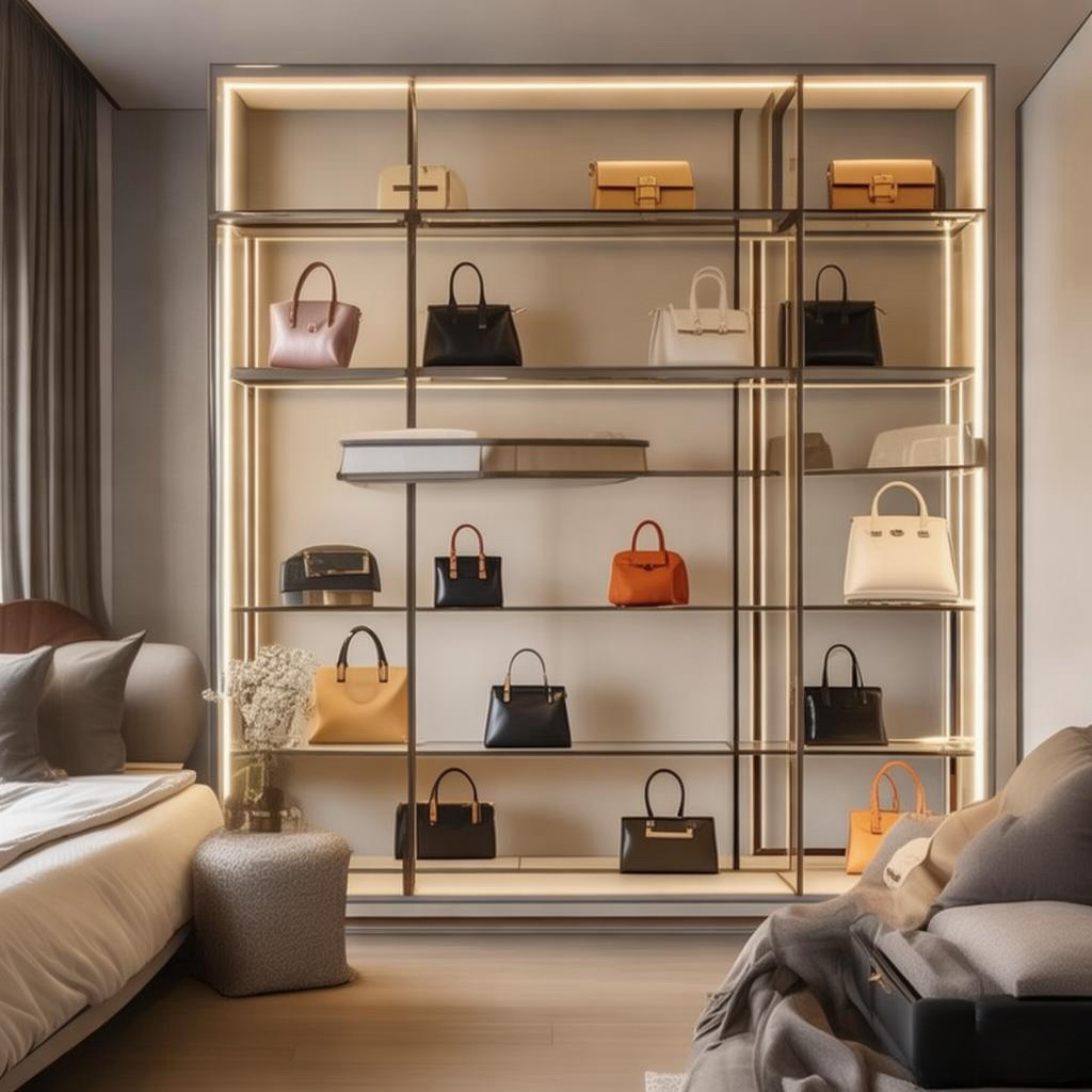 Versatile Uses of Handbag Display Showcase for Creating a Stylish Corner at Home