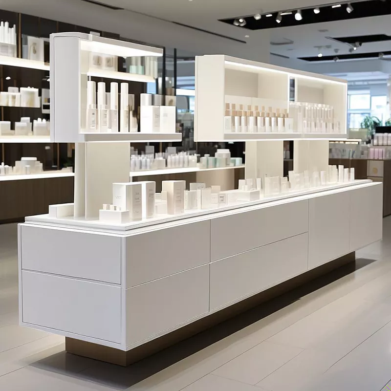 Skincare Display Cabinet innovative design leads the industry's trend and helps the brand image improvement