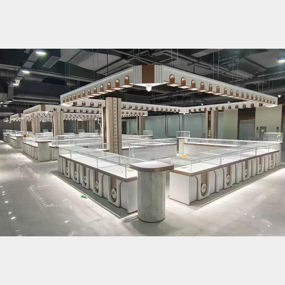 Glass Wall Mounted Jewelry Showcase