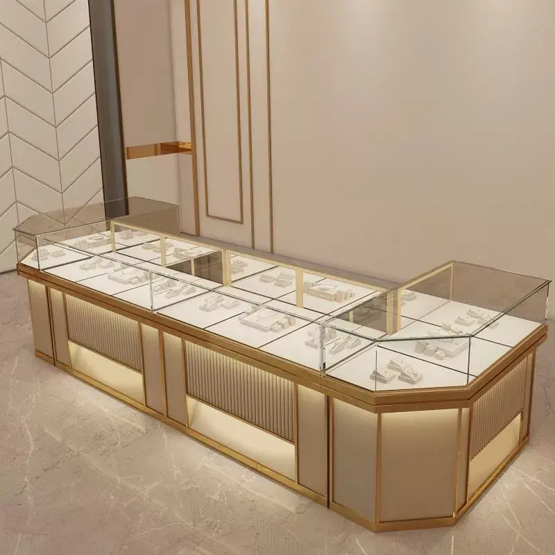 Glass Jewelry Display Table