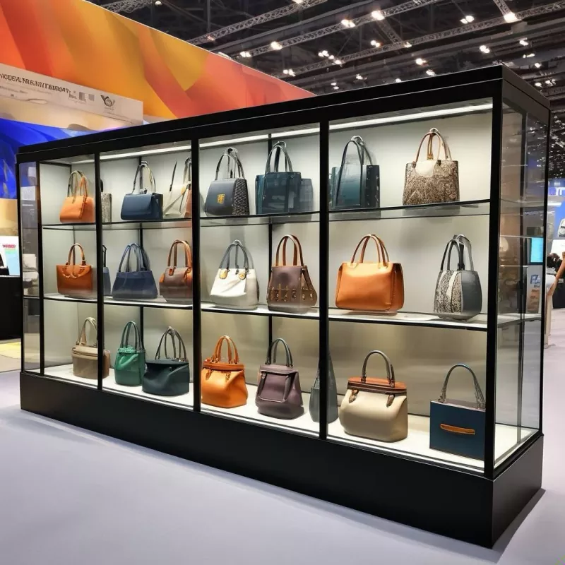 Iron Handbag Display Showcase