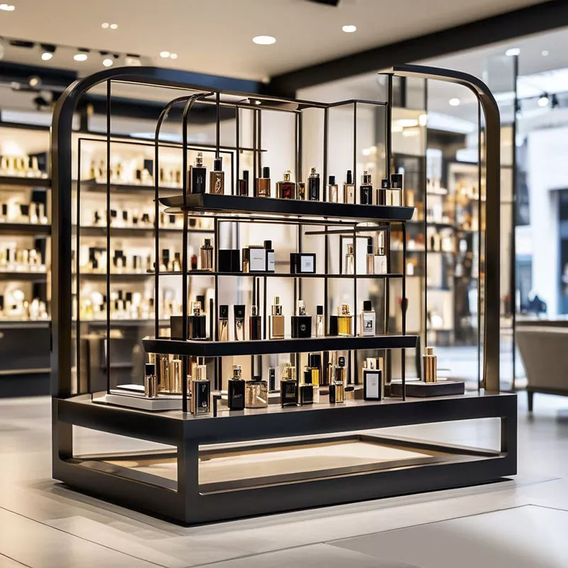 Iron Perfume Display Cabinet