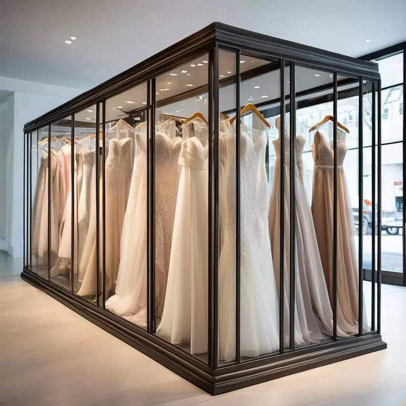 Iron Wedding Dress Display Rack