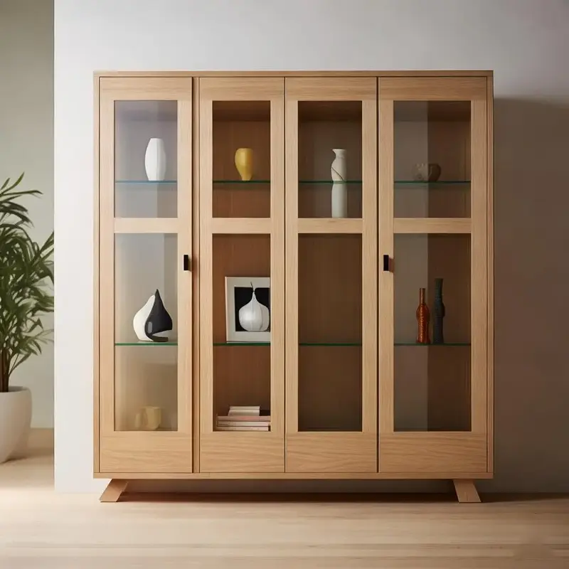 Wooden Display Cabinet