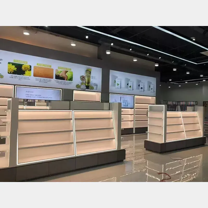 Wooden Makeup Display Cabinet